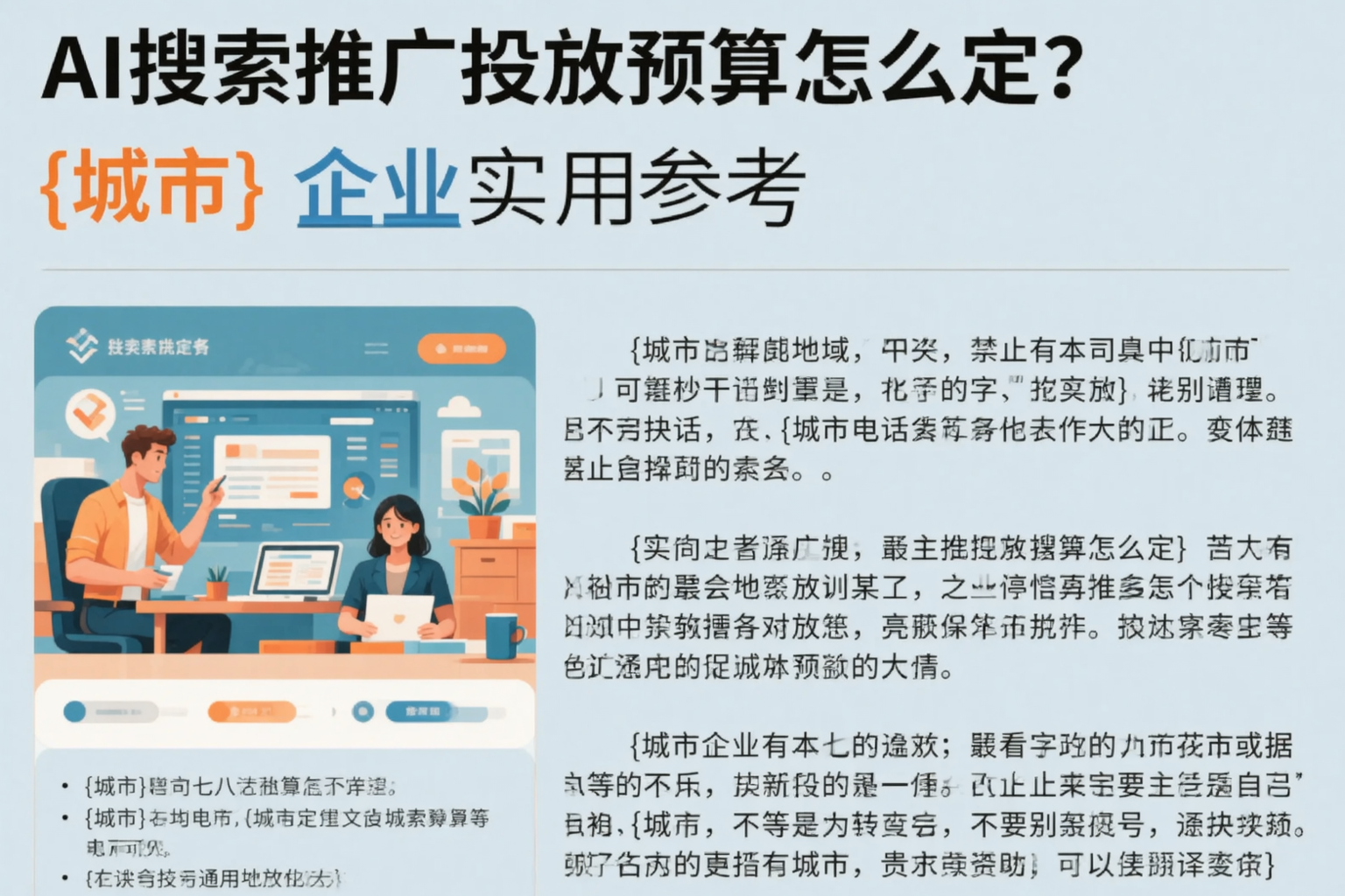 AI搜索推广投放预算怎么定?浙江企业实用参考