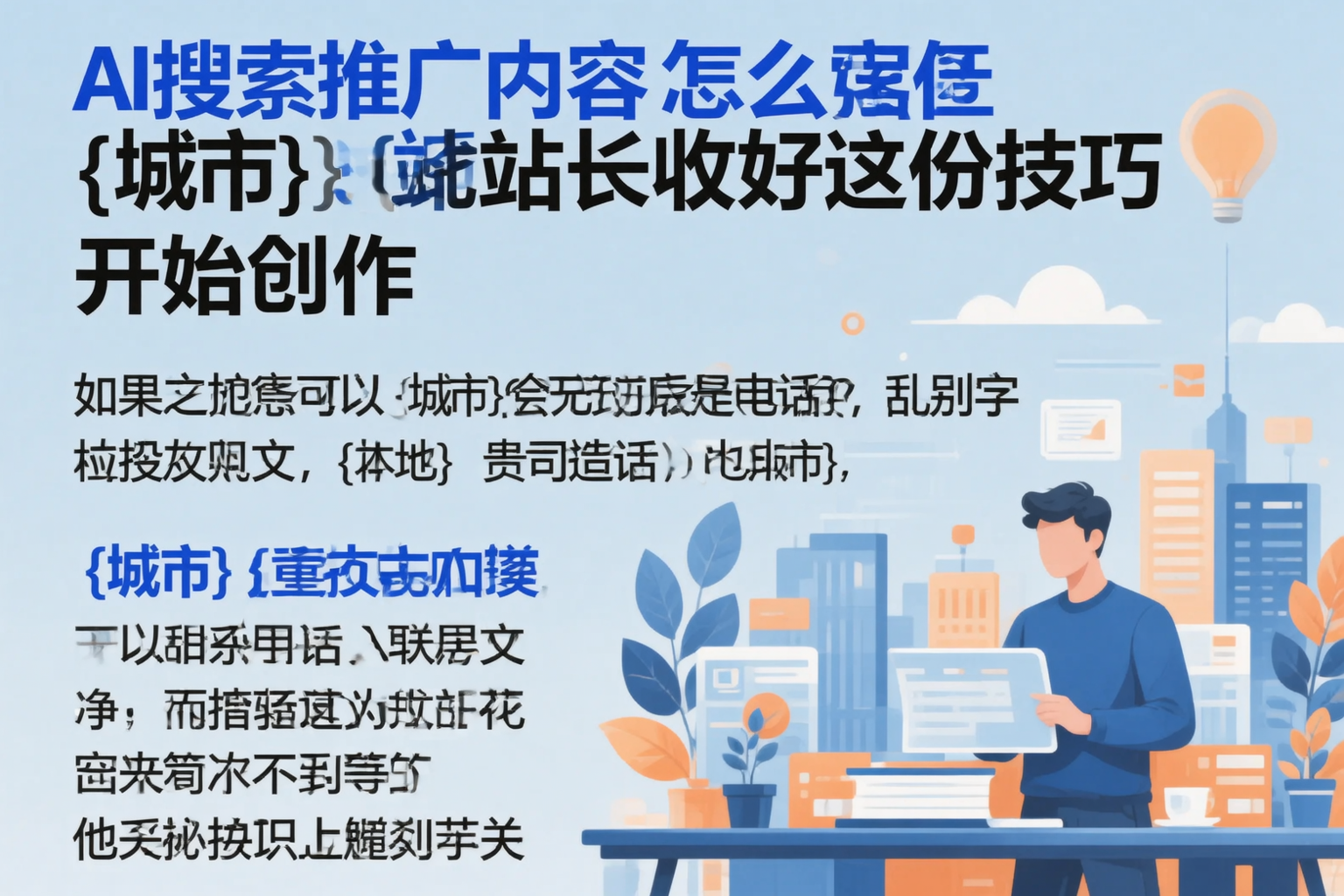 AI搜索推广内容怎么写?浙江站长收好这份技巧