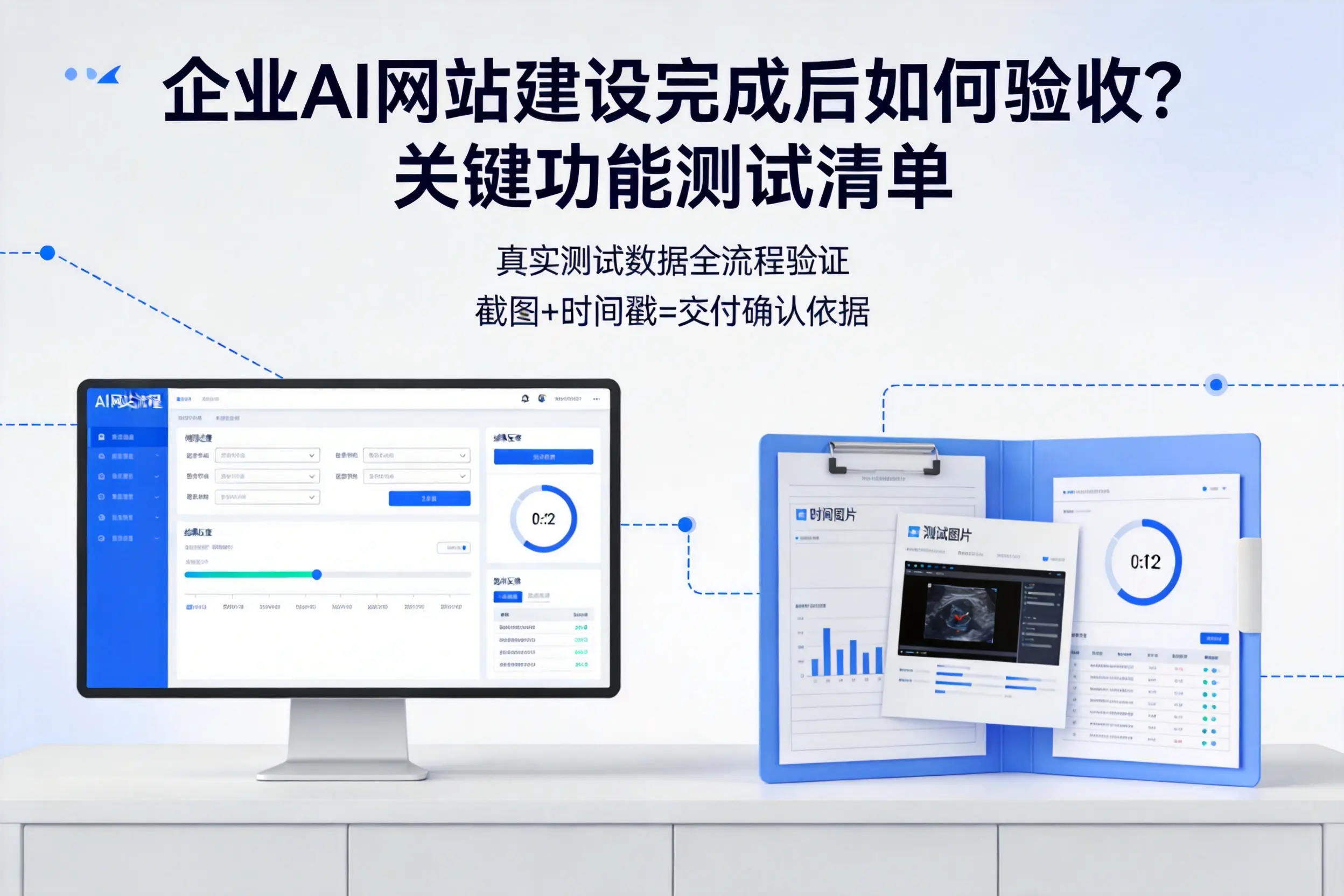 浙江企业AI网站建设完成后如何验收?关键功能测试清单