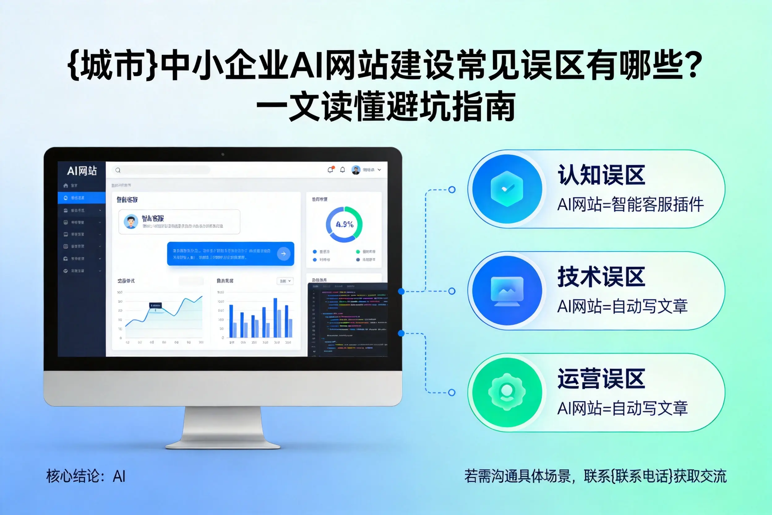 浙江中小企业AI网站建设常见误区有哪些?一文读懂避坑指南