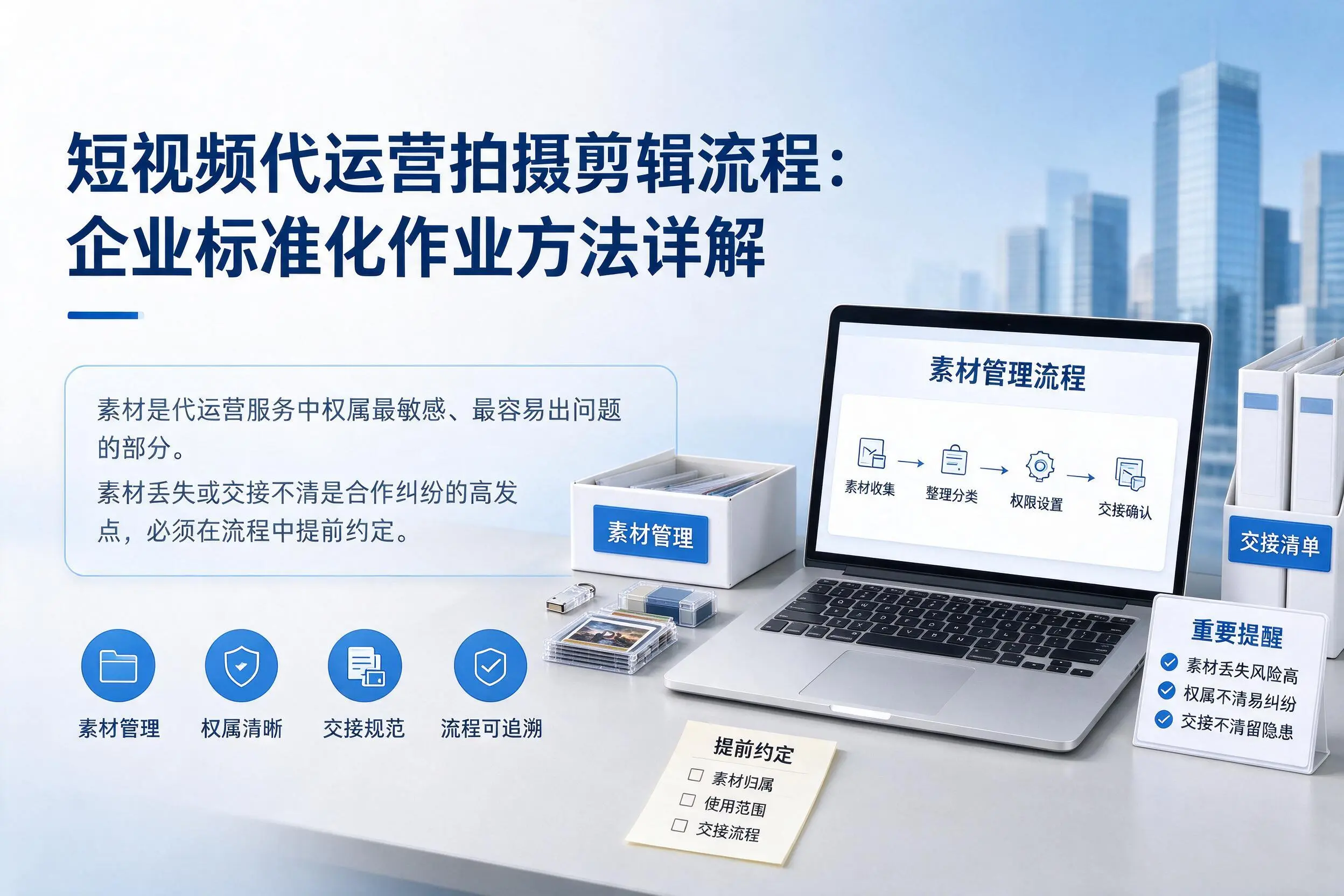 短视频代运营拍摄剪辑流程:浙江企业标准化作业方法详解