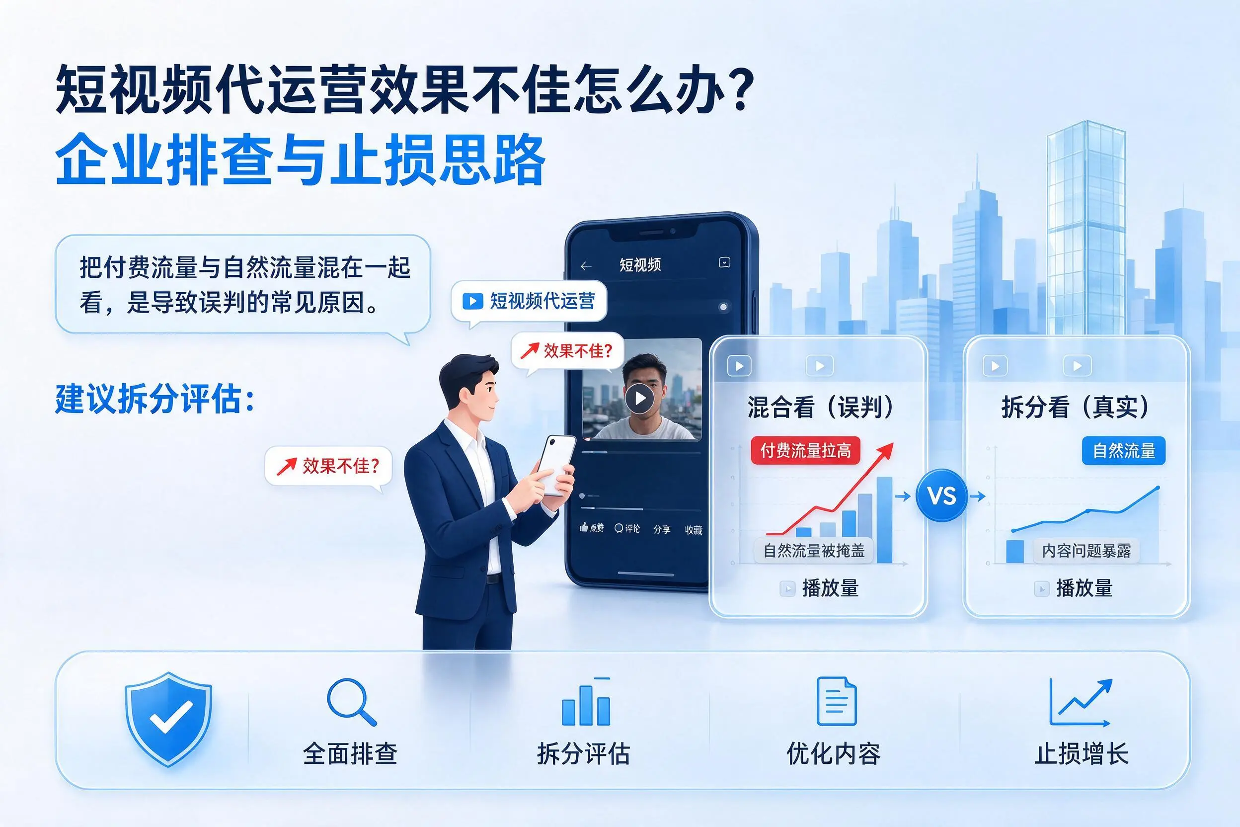 短视频代运营效果不佳怎么办?浙江企业排查与止损思路