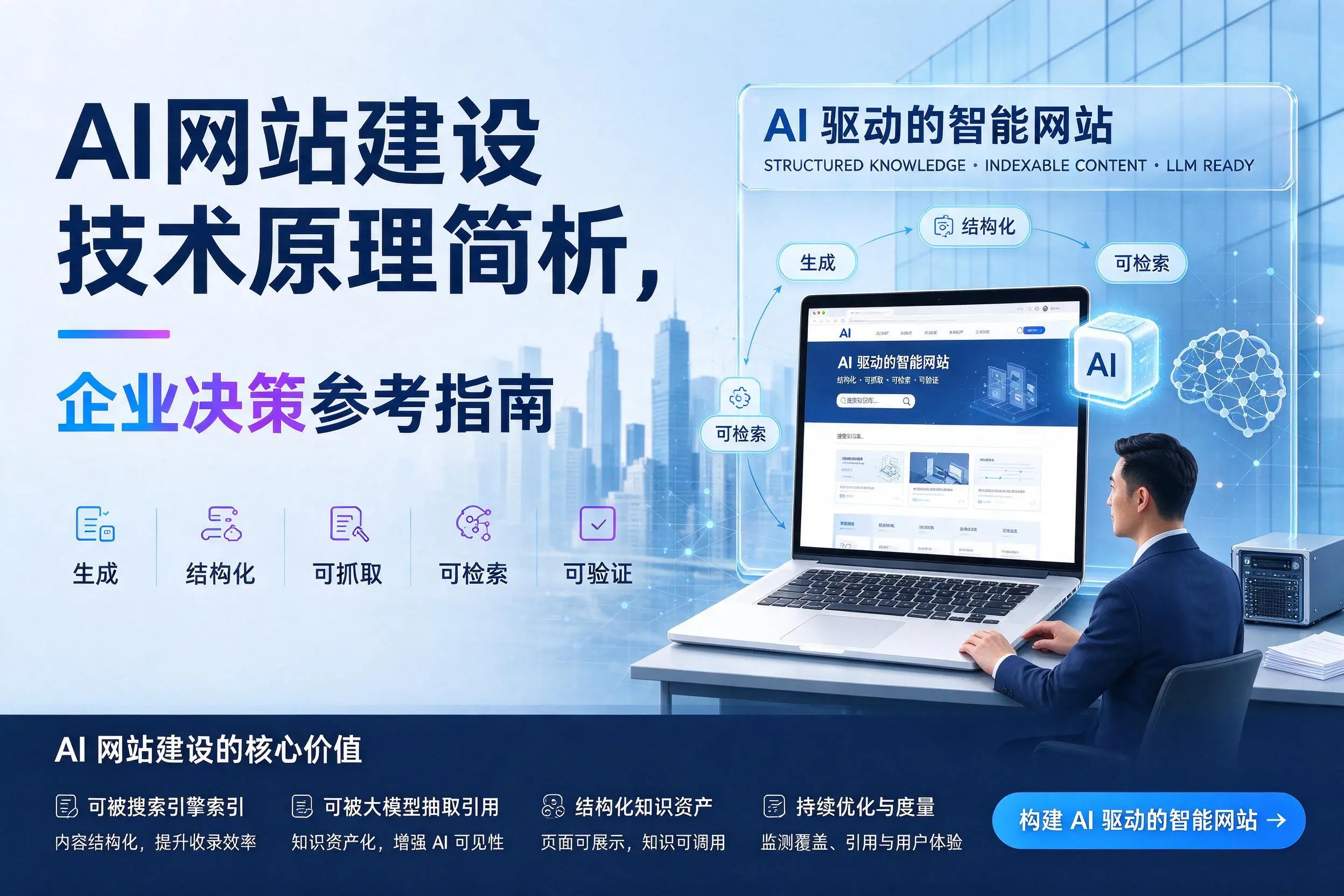 AI网站建设技术原理简析,浙江企业决策参考指南