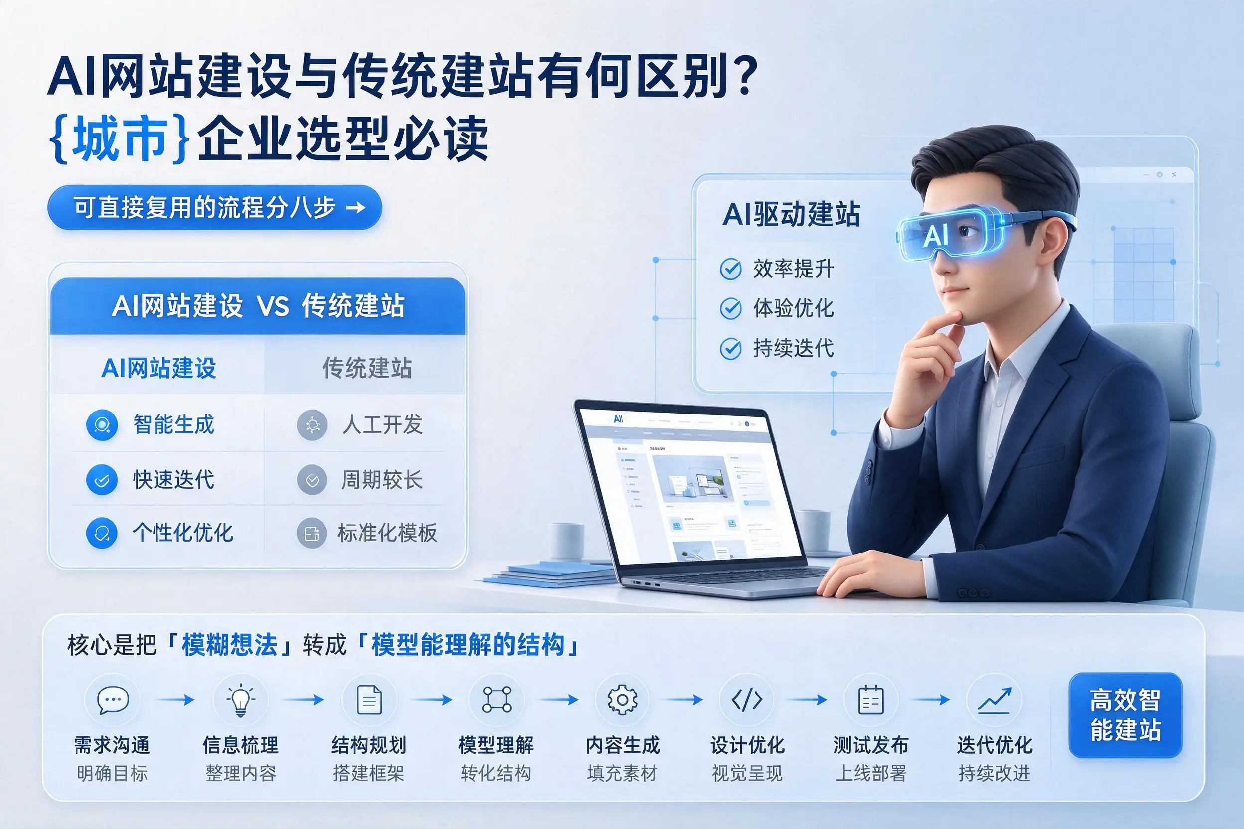AI网站建设与传统建站有何区别?浙江企业选型必读