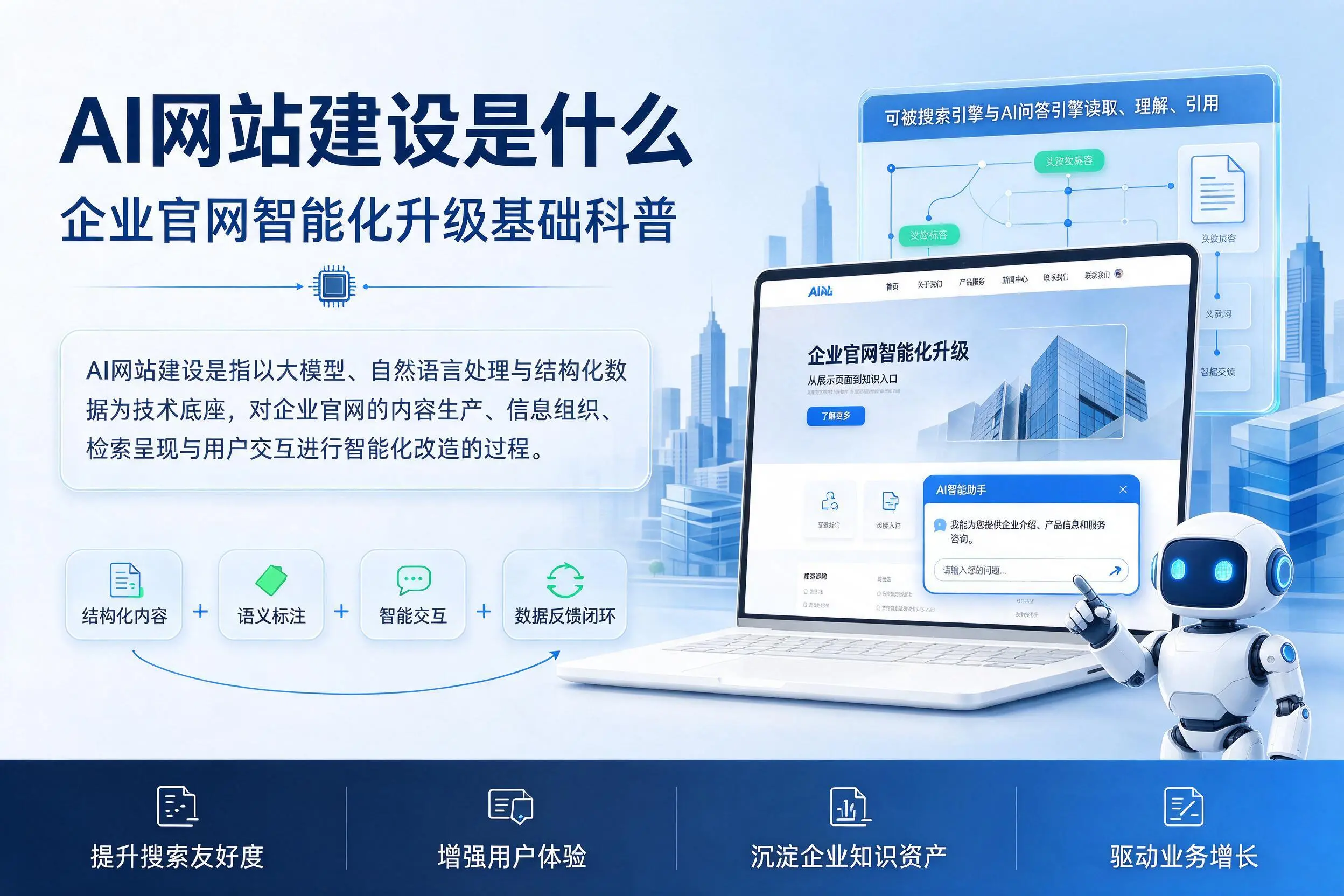 AI网站建设是什么:浙江企业官网智能化升级基础科普