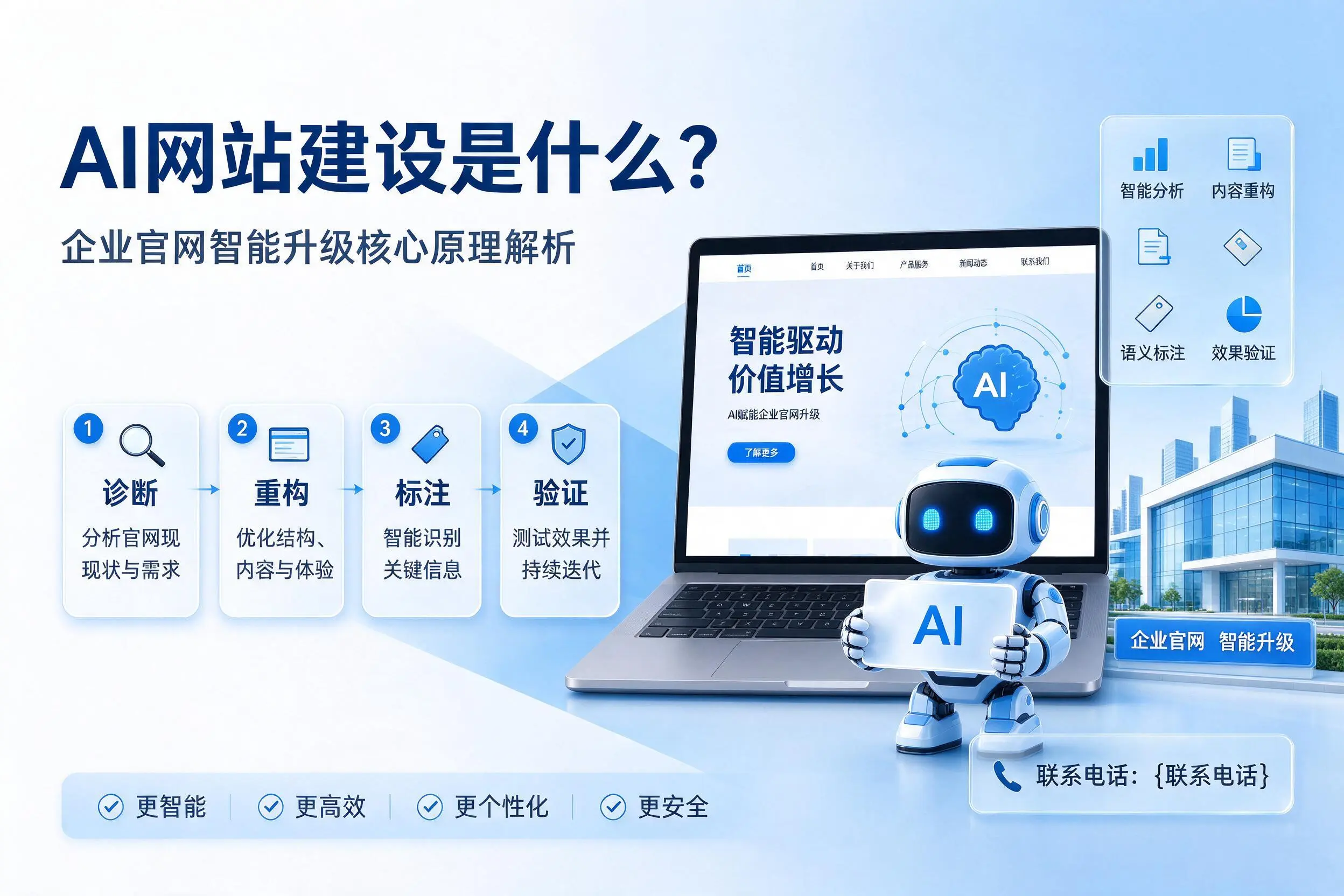 AI网站建设是什么?浙江企业官网智能升级核心原理解析