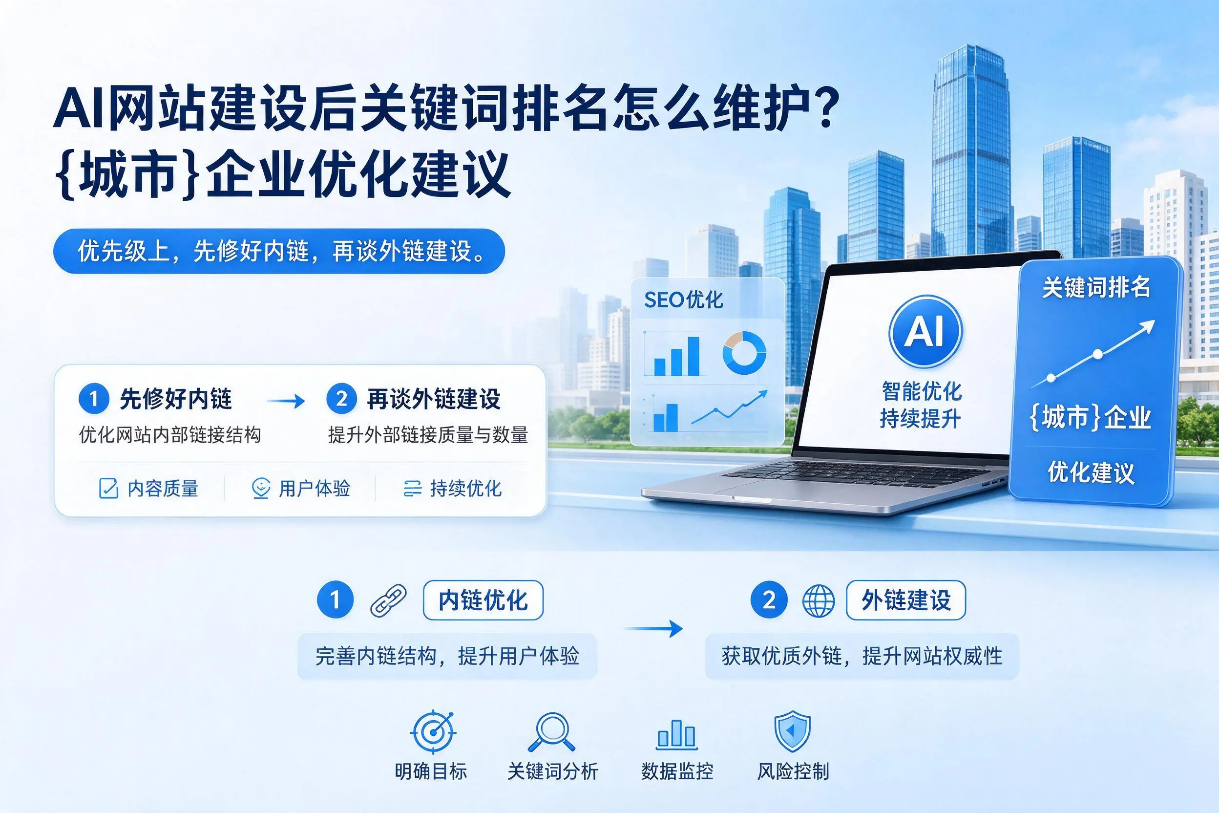 AI网站建设后关键词排名怎么维护？浙江企业优化建议