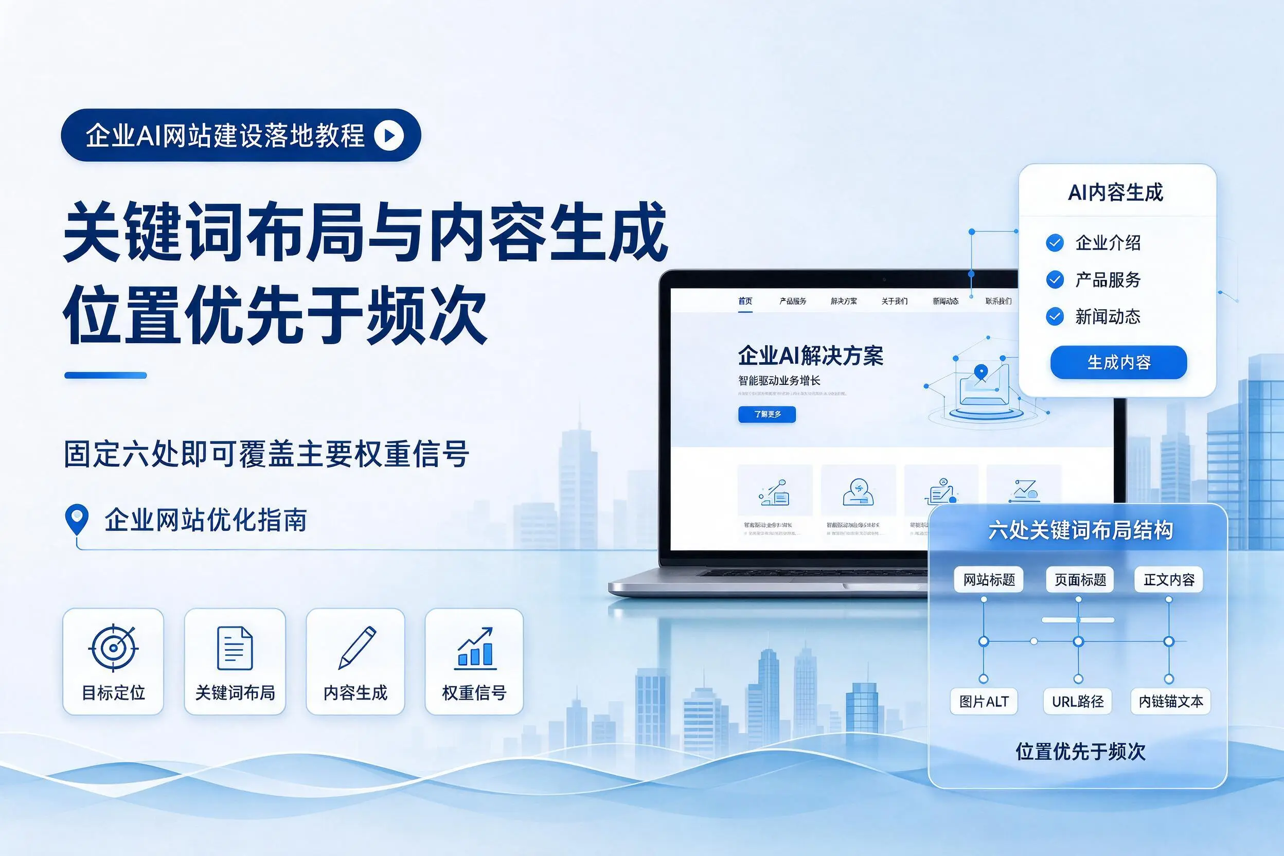浙江企业AI网站建设落地教程：关键词布局与内容生成