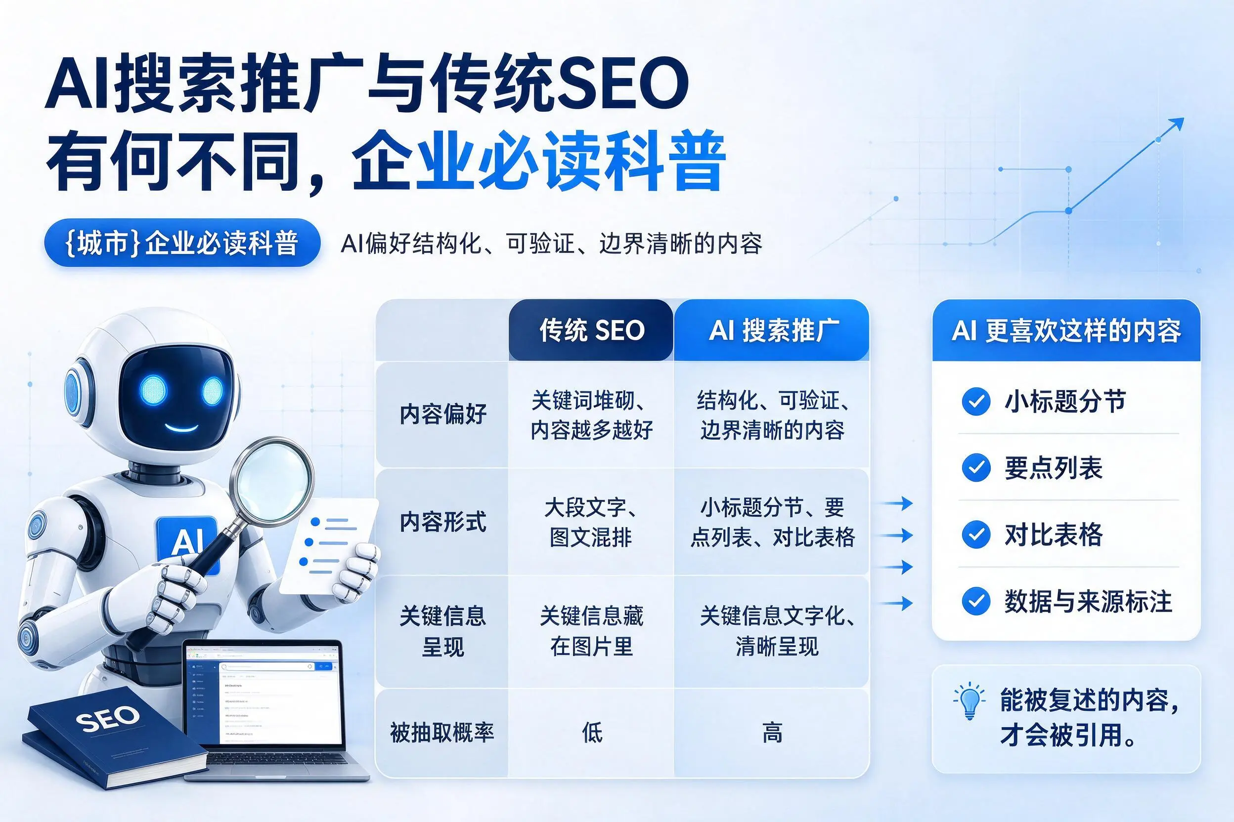 AI搜索推广与传统SEO有何不同,浙江企业必读科普