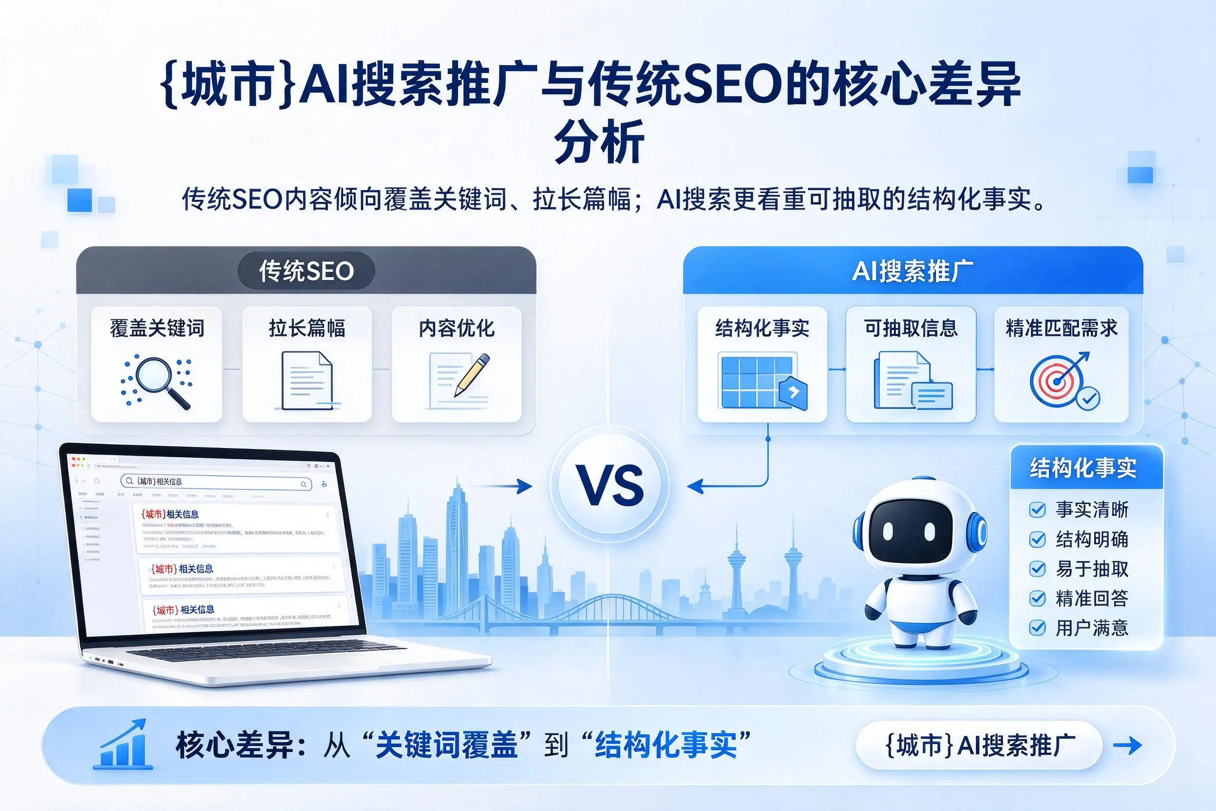 浙江AI搜索推广与传统SEO的核心差异分析